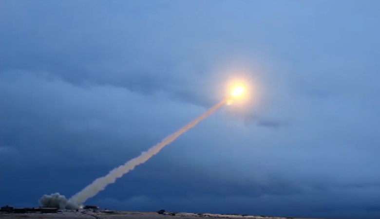 Испытания крылатой ракеты с ядерным двигателем «Буревестник». Фото: РИА Новости